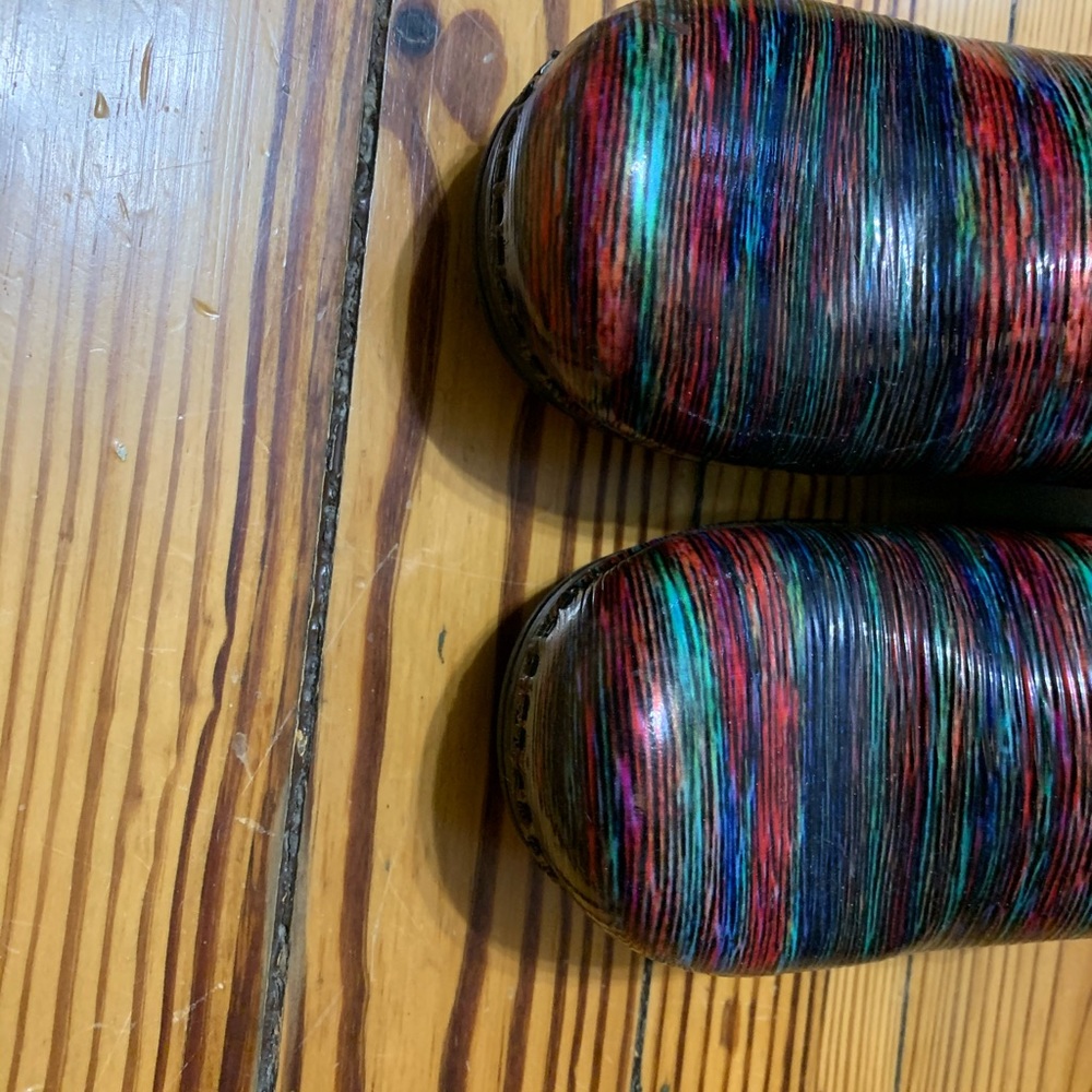 Dansko Xp Clogs Multicolored Stripe - image 3